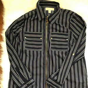 Michael Kors Women blouse top shirt long sleeve Z